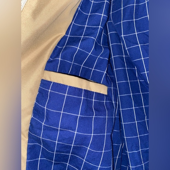 Vintage Chaps Harrington grid lined jacket - Picture 6 of 7